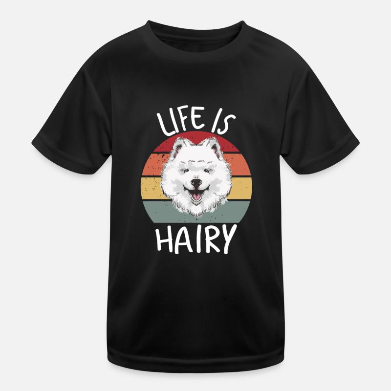 Dog design hairy Kids Functional T-Shirt