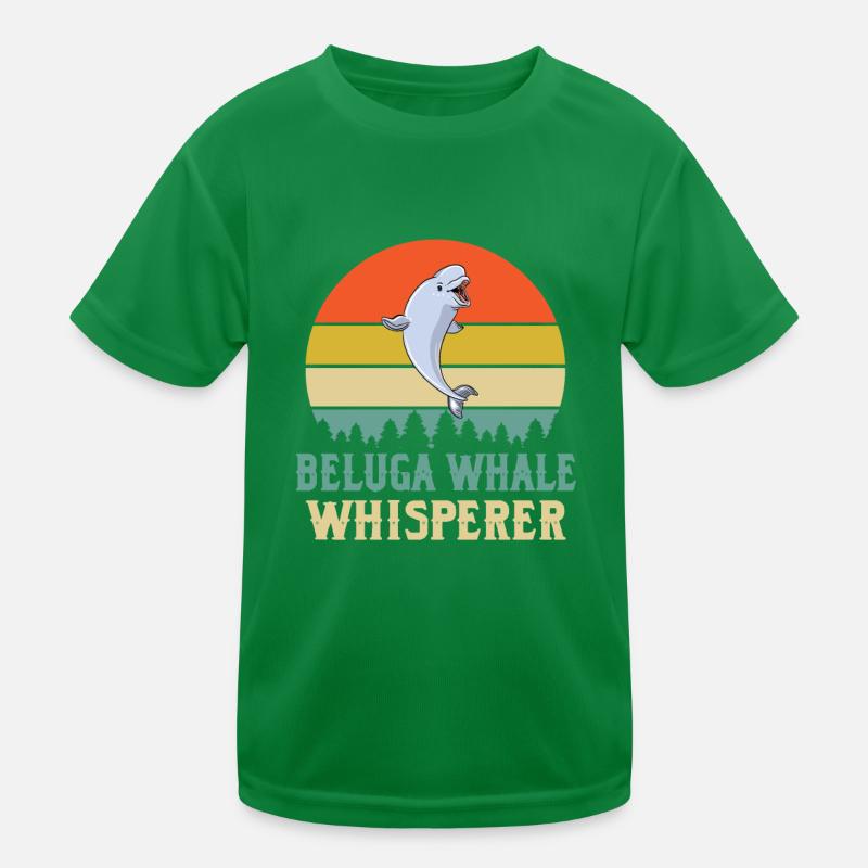 Beluga Flüsterer Kinder Funktions-T-Shirt