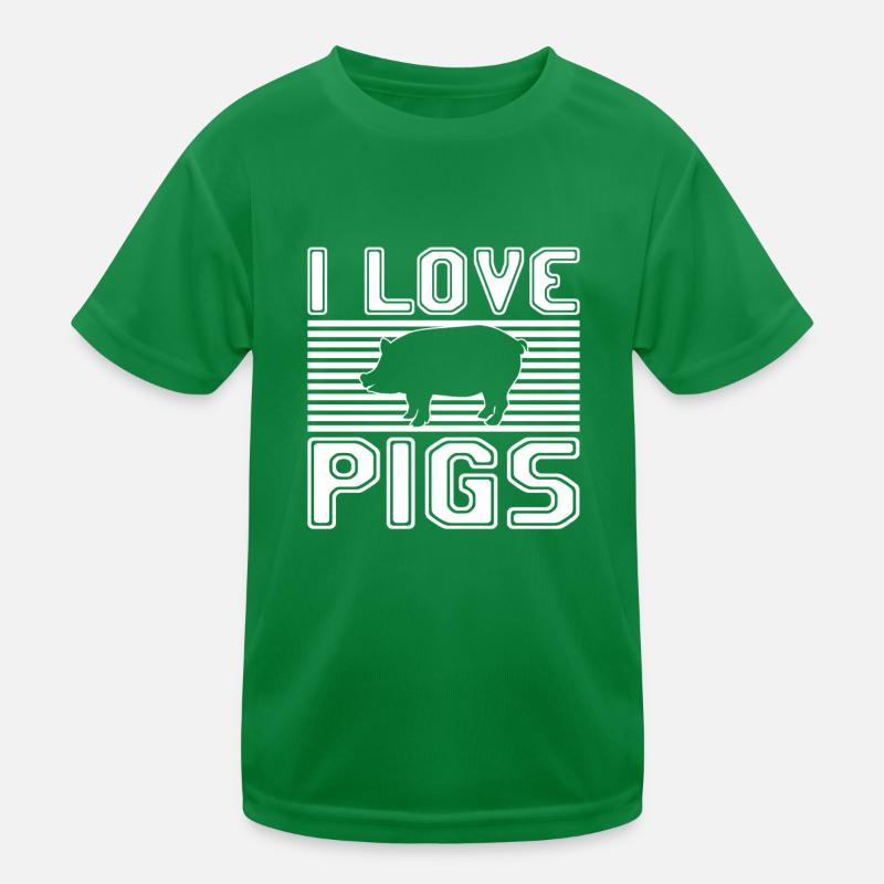 J’adore les cochons T-shirt sport Enfant