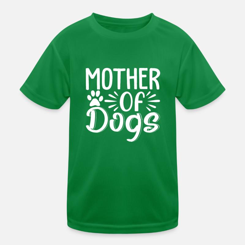 Mutter von Hunden Kinder Funktions-T-Shirt