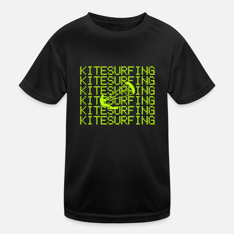 kitesurfing Kinder Funktions-T-Shirt