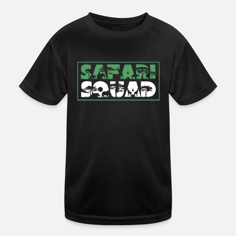 Safari -Kader, Eine Safari Kinder Funktions-T-Shirt