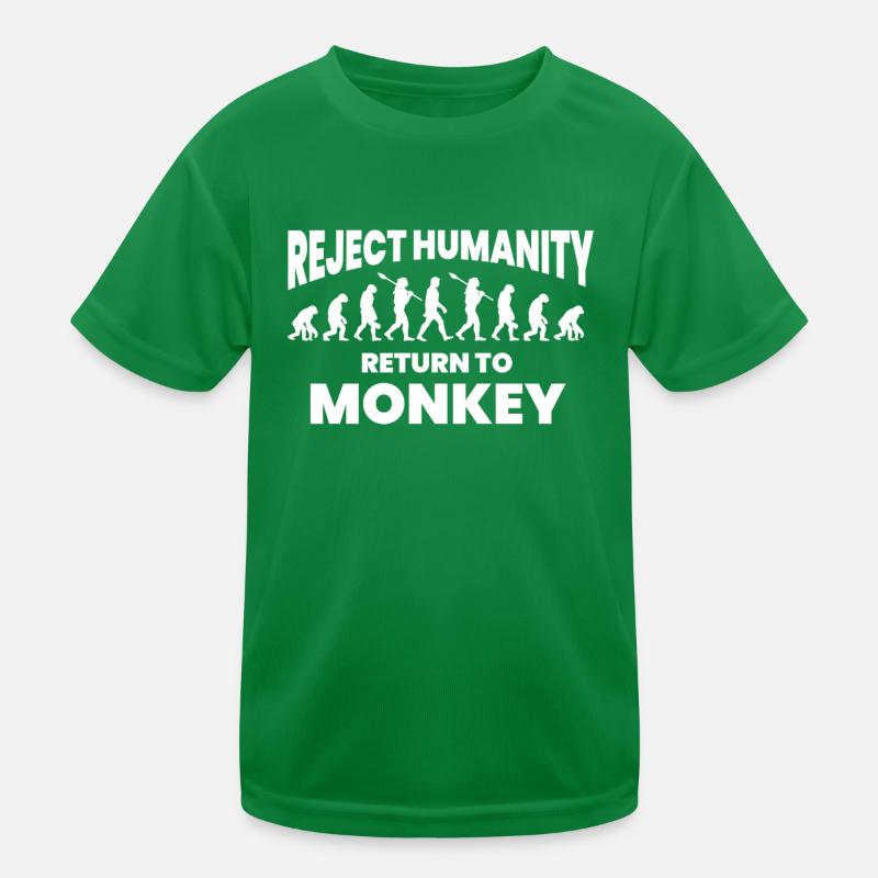 Refuse humanity to return to the ape Kids Functional T-Shirt