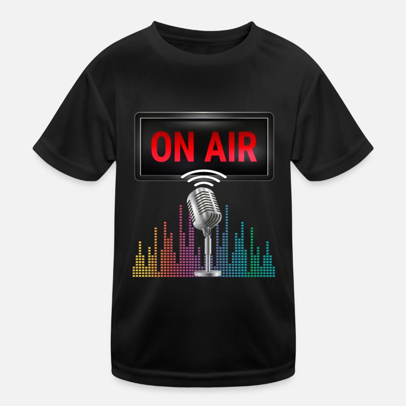 On Air - YT oder Podcast Kinder Funktions-T-Shirt