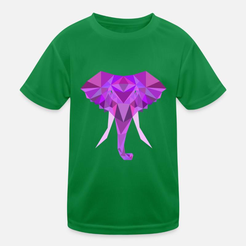 Polygone Poly Bas Éléphant T-shirt sport Enfant