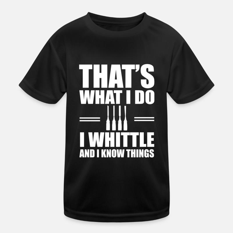 Schnitzen Kinder Funktions-T-Shirt