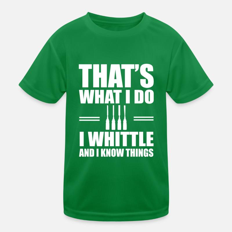 Schnitzen Kinder Funktions-T-Shirt