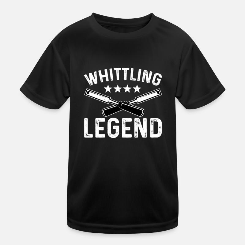 Schnitzen Legende Kinder Funktions-T-Shirt