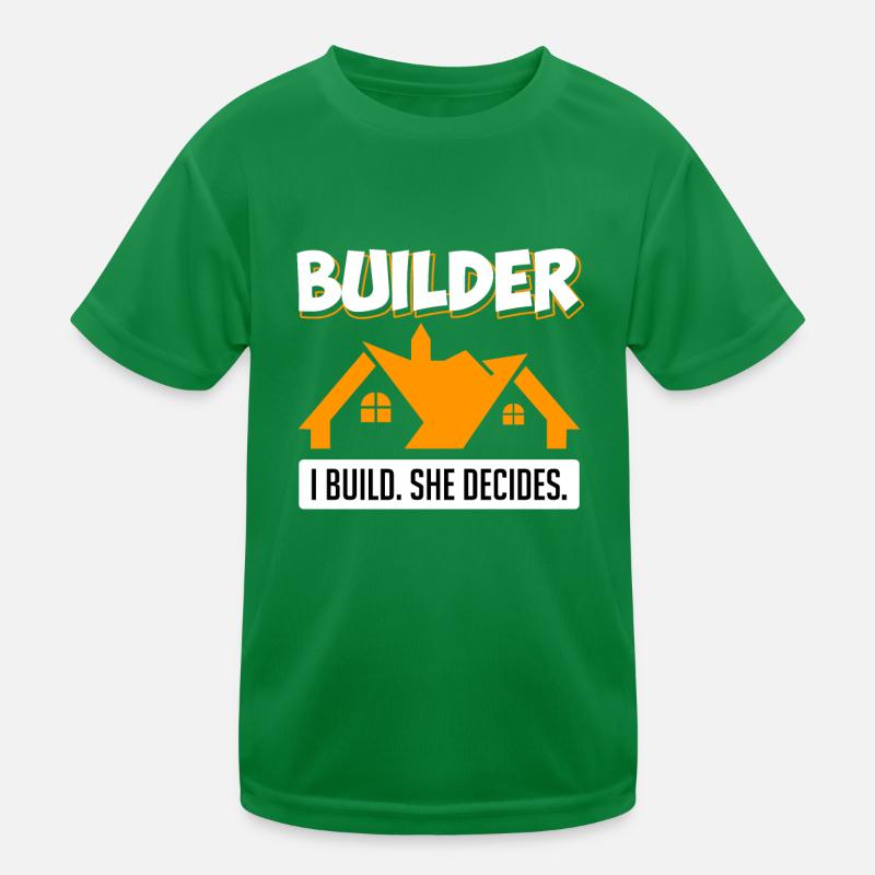Constructeur Je construis vous décide de la maison T-shirt sport Enfant