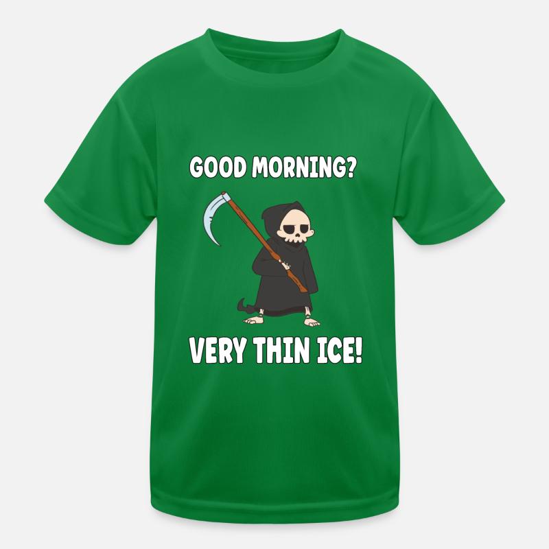 Bonjour? Très minces grouches matinales de glace T-shirt sport Enfant
