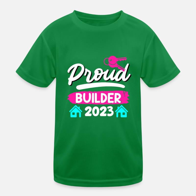 Proud client 2023 Topping-out ceremony for owner-occupied homes Kids Functional T-Shirt