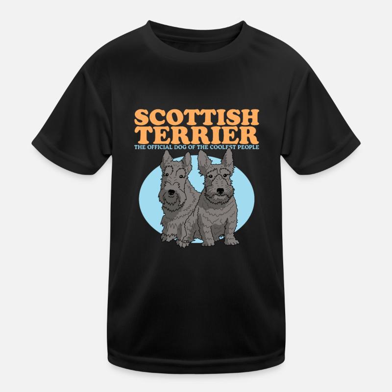 Scottish Terrier Hunde | Hundebesitzer Geschenk Kinder Funktions-T-Shirt