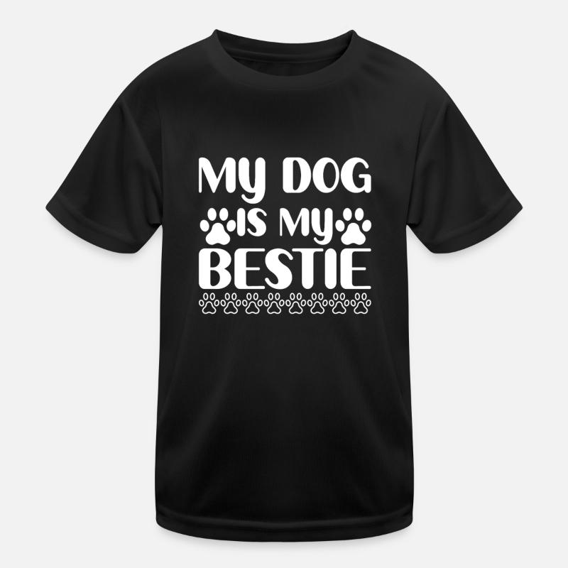 Mon chien est mon meilleur ami T-shirt sport Enfant