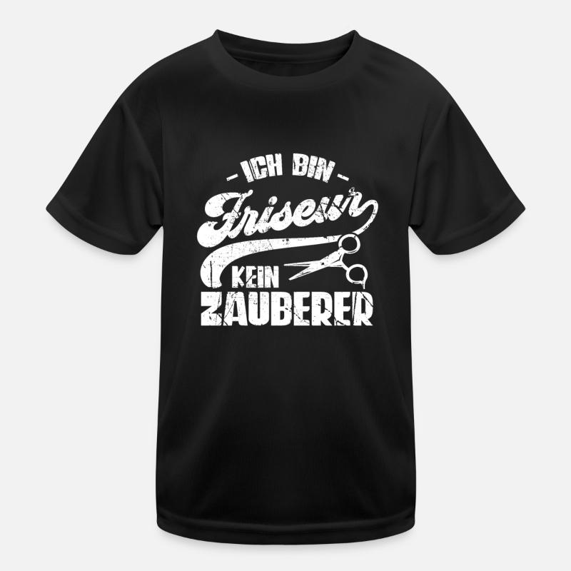 Ich Bin Friseur Kinder Funktions-T-Shirt