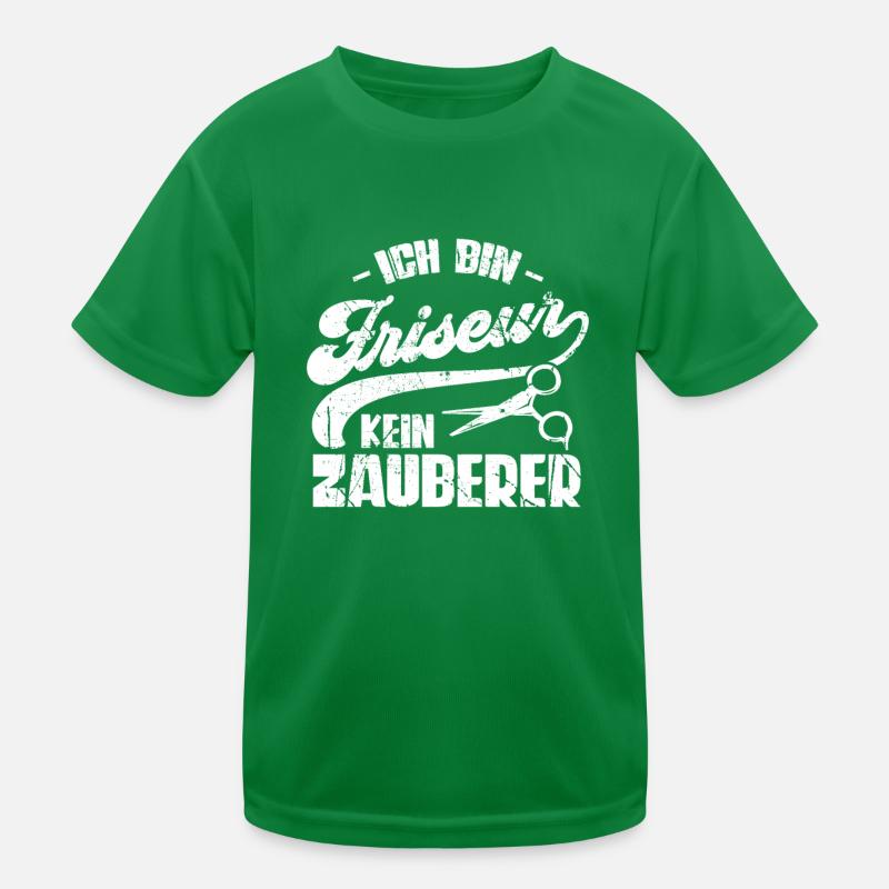 Ich Bin Friseur Kinder Funktions-T-Shirt