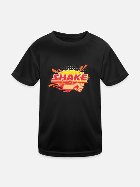 Shake And Bake - Kids Functional T-Shirt - black - Front