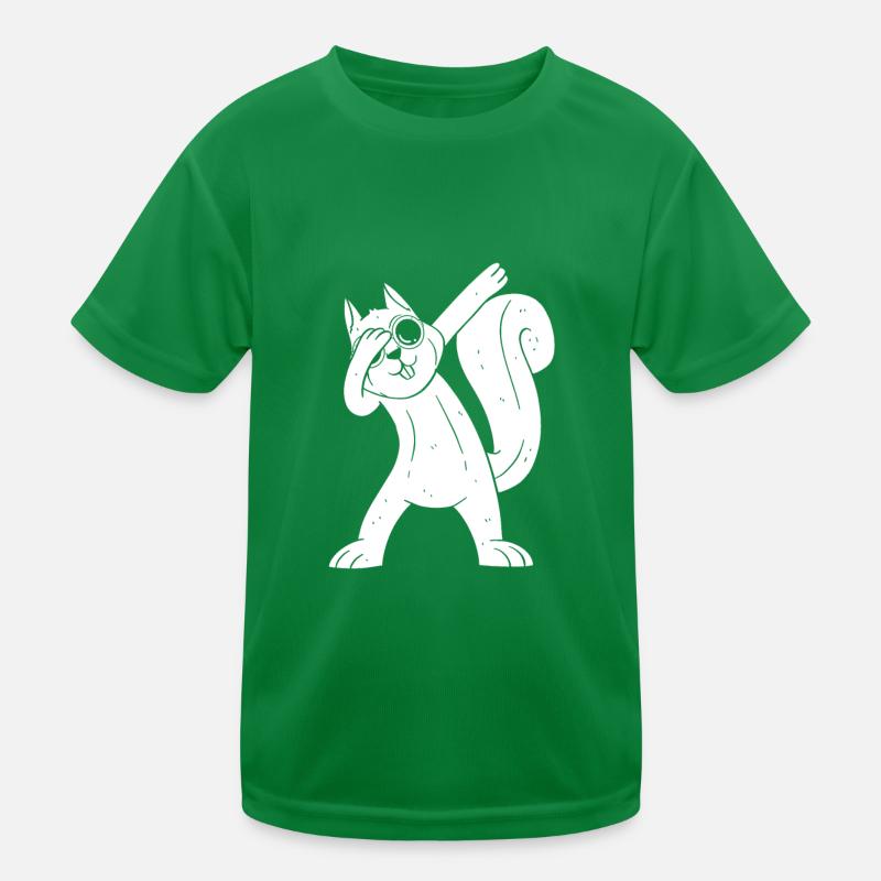 Squirrel DabbingSquirrel Funny Kids Functional T-Shirt