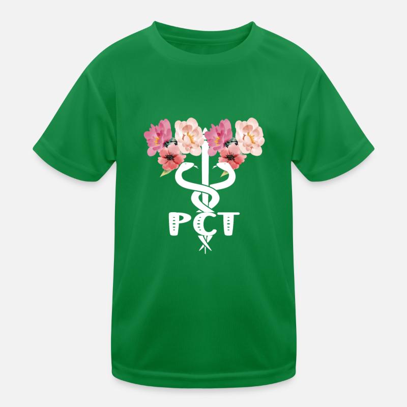 Technicien en soins infirmiers Technicien en soins aux patients PCT T-shirt sport Enfant