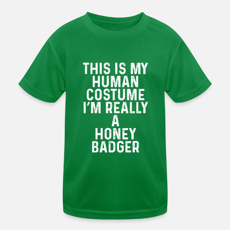 Kostüm Honigdachs Kinder Funktions-T-Shirt