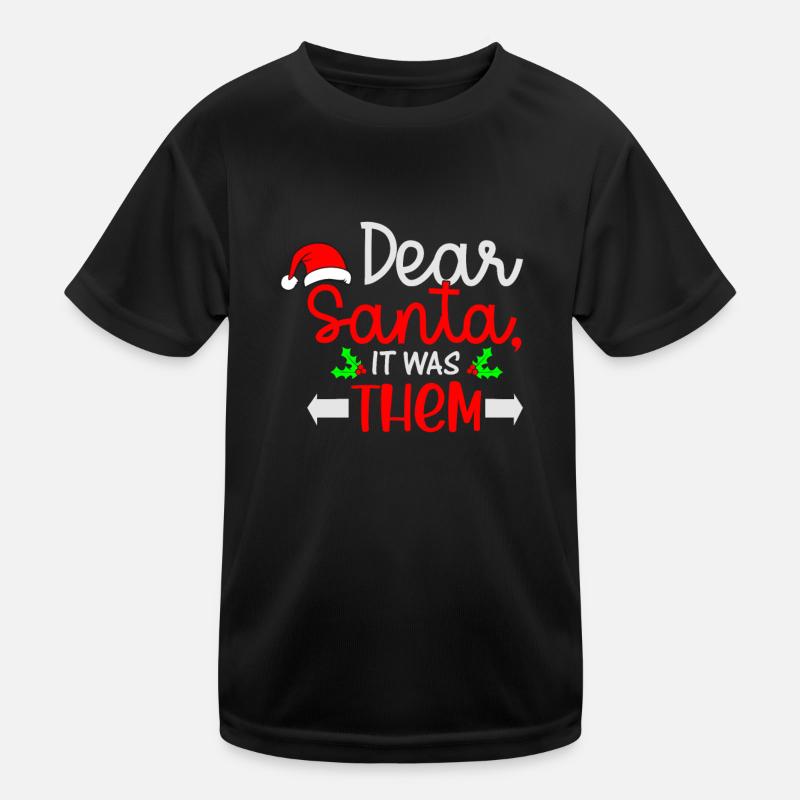 Lieber Weihnachtsmann, sie waren es Norweger Kinder Funktions-T-Shirt