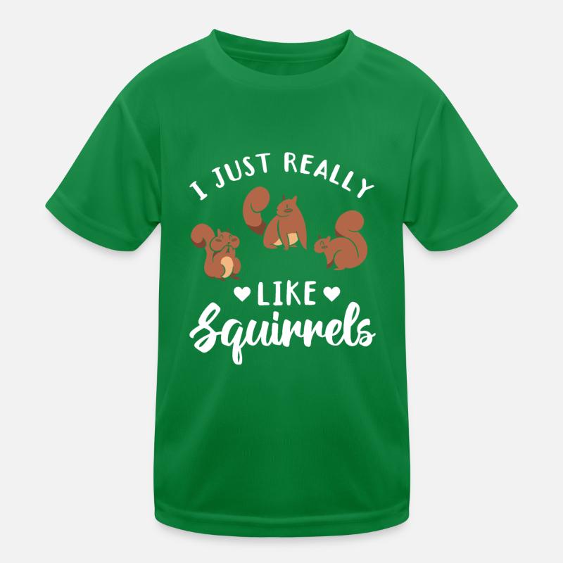 J’aime juste les écureuils vraiment plus doux T-shirt sport Enfant