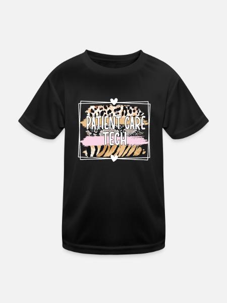 Patient Care Technician Nursing Technician - Kids Functional T-Shirt - black - Front