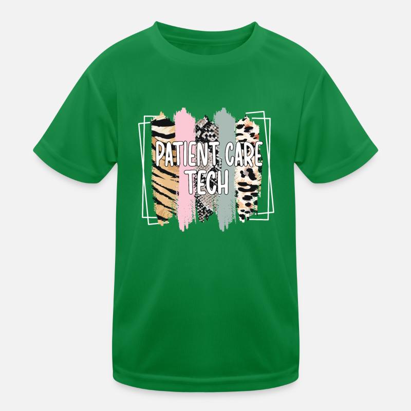 Techniker der Patientenversorgung Pflegetechniker Kinder Funktions-T-Shirt