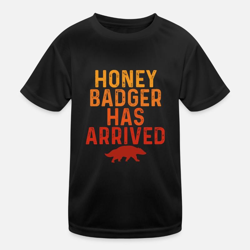 Honey Badger Has Arrived Kids Functional T-Shirt
