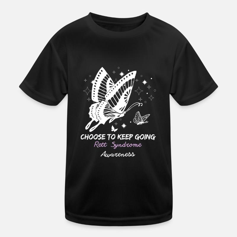 Rett-Syndrom RTT Awareness Warrior Unterstützung Kinder Funktions-T-Shirt