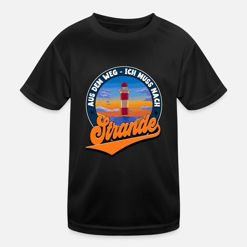 Strande Kinder Funktions-T-Shirt