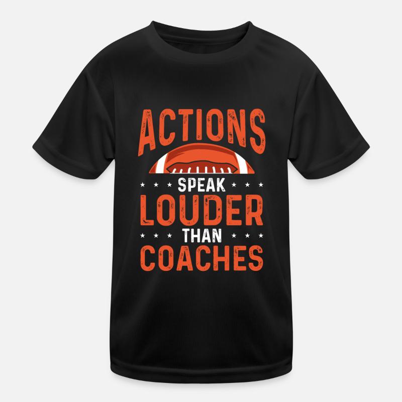 Speak louder as a trainer Kids Functional T-Shirt