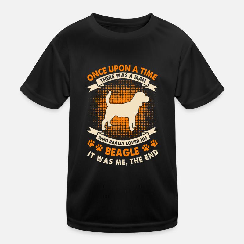 Es War Einmal - Beagle Kinder Funktions-T-Shirt
