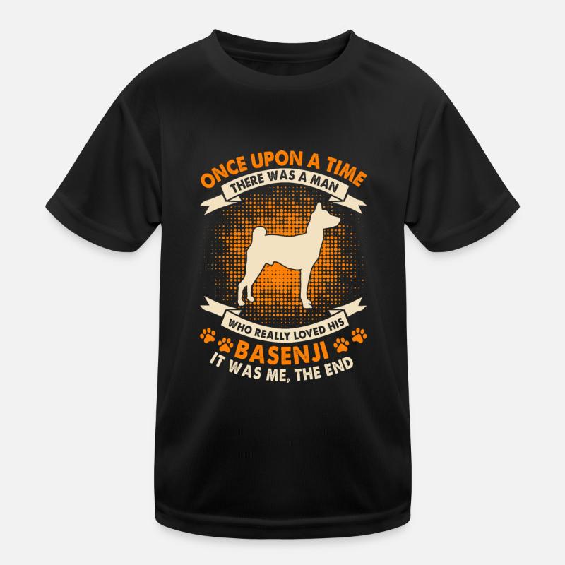 Es War Einmal - Basenji Kinder Funktions-T-Shirt