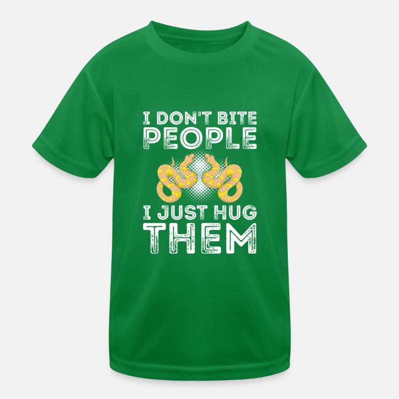 King python design pour les amateurs de serpents T-shirt sport Enfant