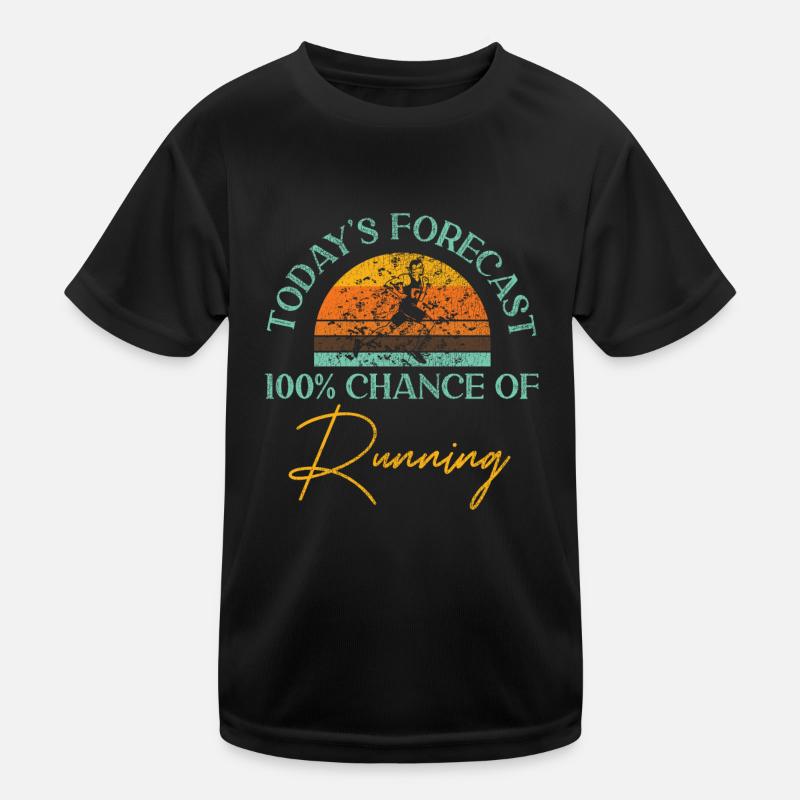 Running Runner Half Marathon Kids Functional T-Shirt