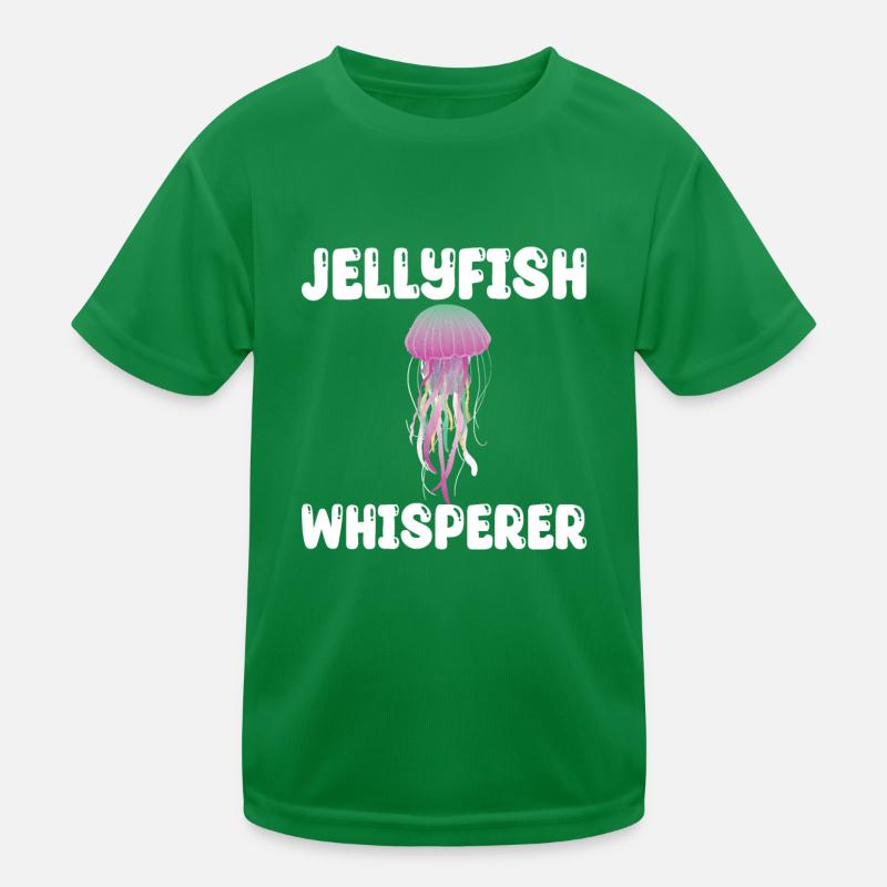 Quallenflüsterer Kinder Funktions-T-Shirt