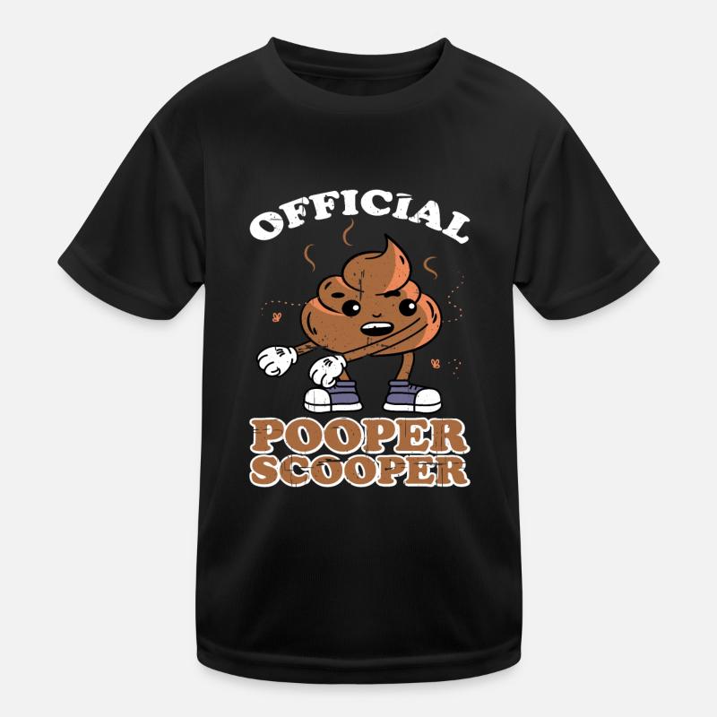 Official Pooper Scooper 10 Kinder Funktions-T-Shirt