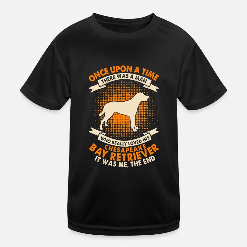 Une fois - Chesapeake Retriever T-shirt sport Enfant