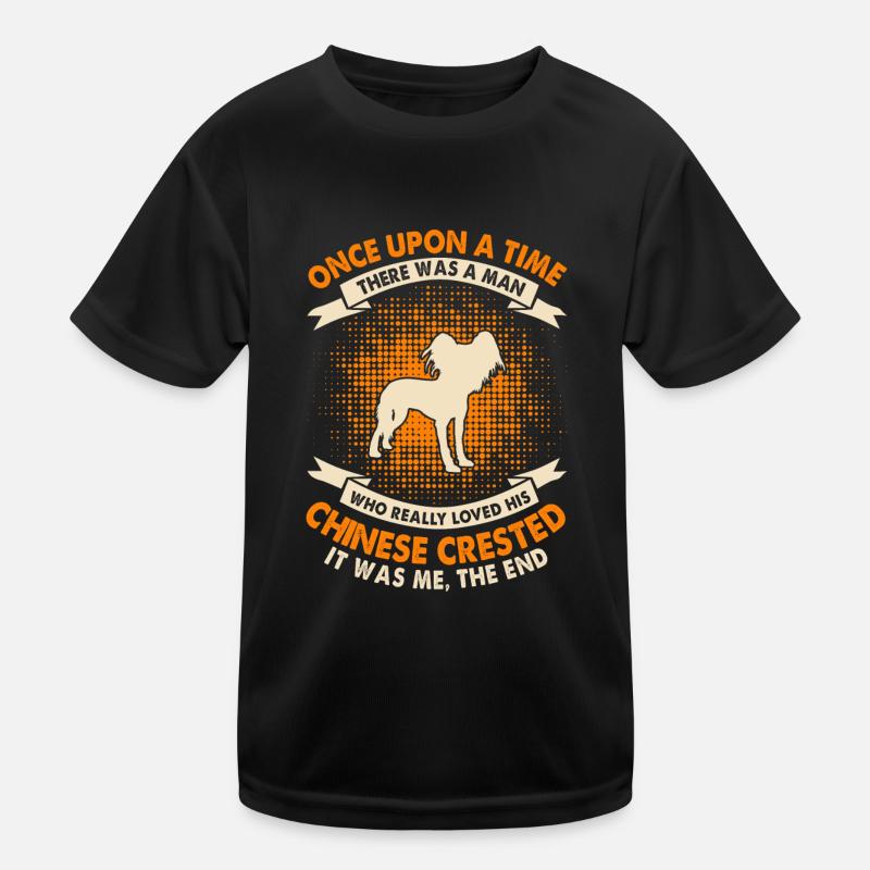Once - Chinese Crested Kids Functional T-Shirt