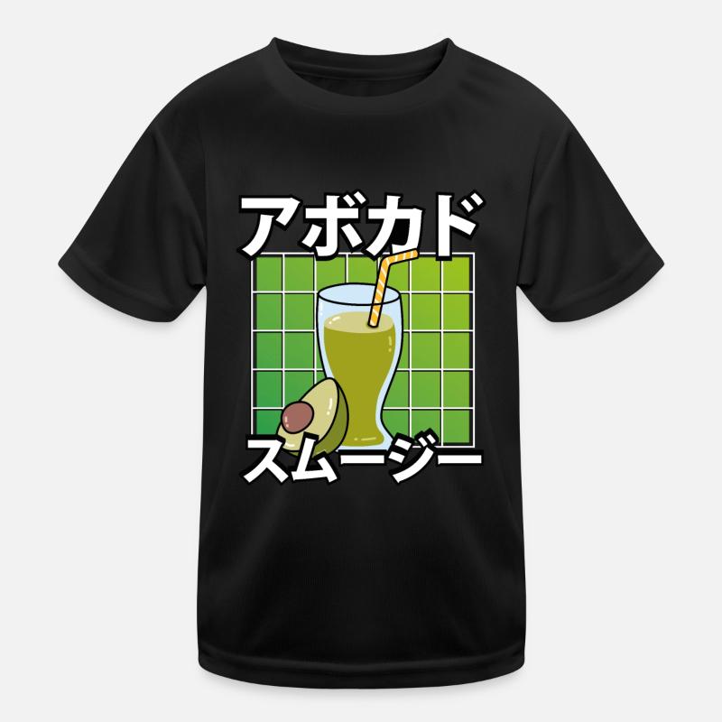 Süßer Kawaii Avocado Shake Kinder Funktions-T-Shirt