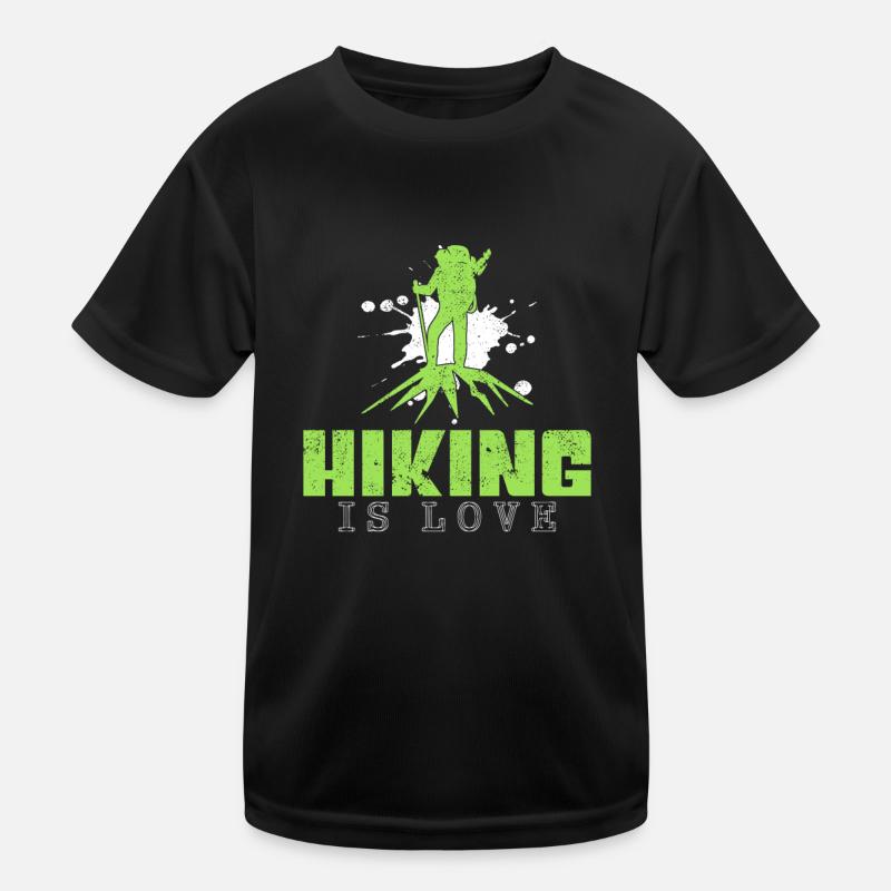 Wandern Spruch Kinder Funktions-T-Shirt