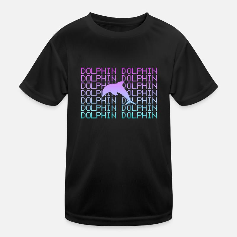 Delfin Kinder Funktions-T-Shirt