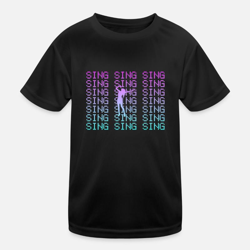 Singen Kinder Funktions-T-Shirt