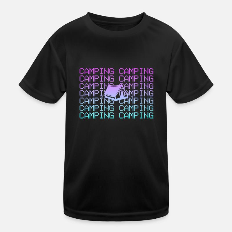 Camping Kids Functional T-Shirt
