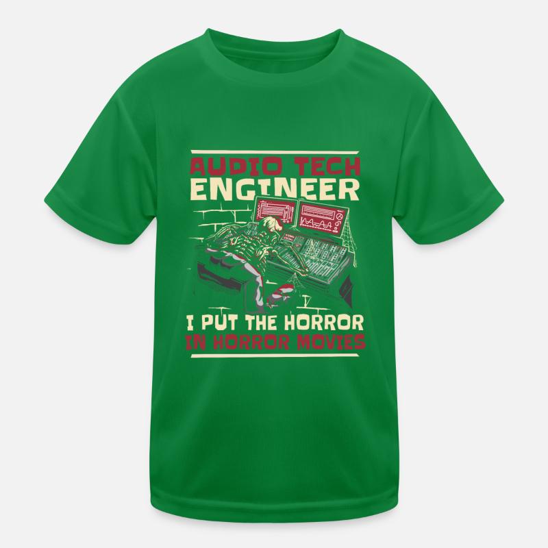 Tontechniker Sound Audio Engineer Kinder Funktions-T-Shirt