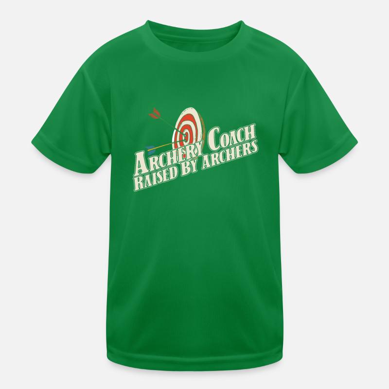 Bogenschütze Bogensport Pfeil Bogen Bogenschießen Kinder Funktions-T-Shirt