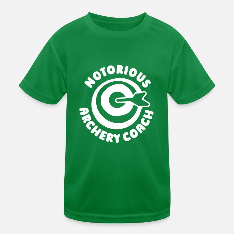 Bogenschütze Bogensport Pfeil Bogen Bogenschießen Kinder Funktions-T-Shirt