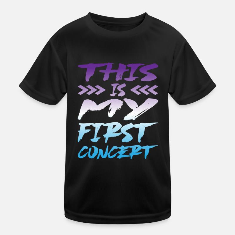 This Is My First Concert 36 Kinder Funktions-T-Shirt