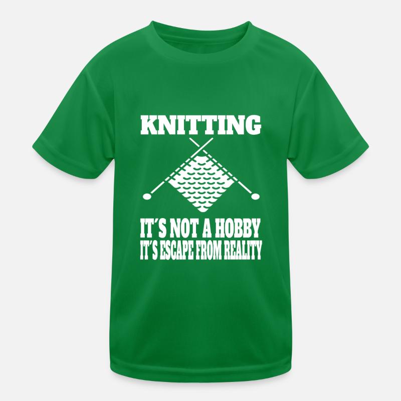 Knitting Gift Crochet Sewing Seamstress Kids Functional T-Shirt