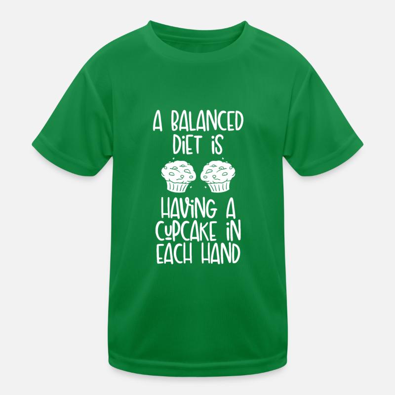 Cupcake in every hand Kids Functional T-Shirt